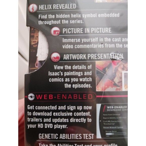 Heroes: Season 1 Web Enabled HD DVD Complete 16+ Hours NEW IN PACKAGE - Picture 7 of 12